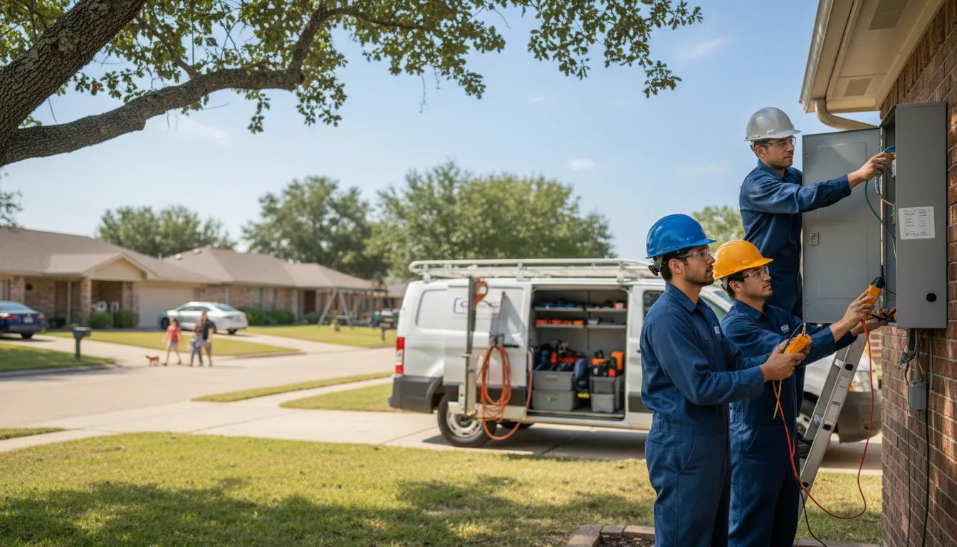 Certified electrician providing emergency electrical services in Trimble, MO